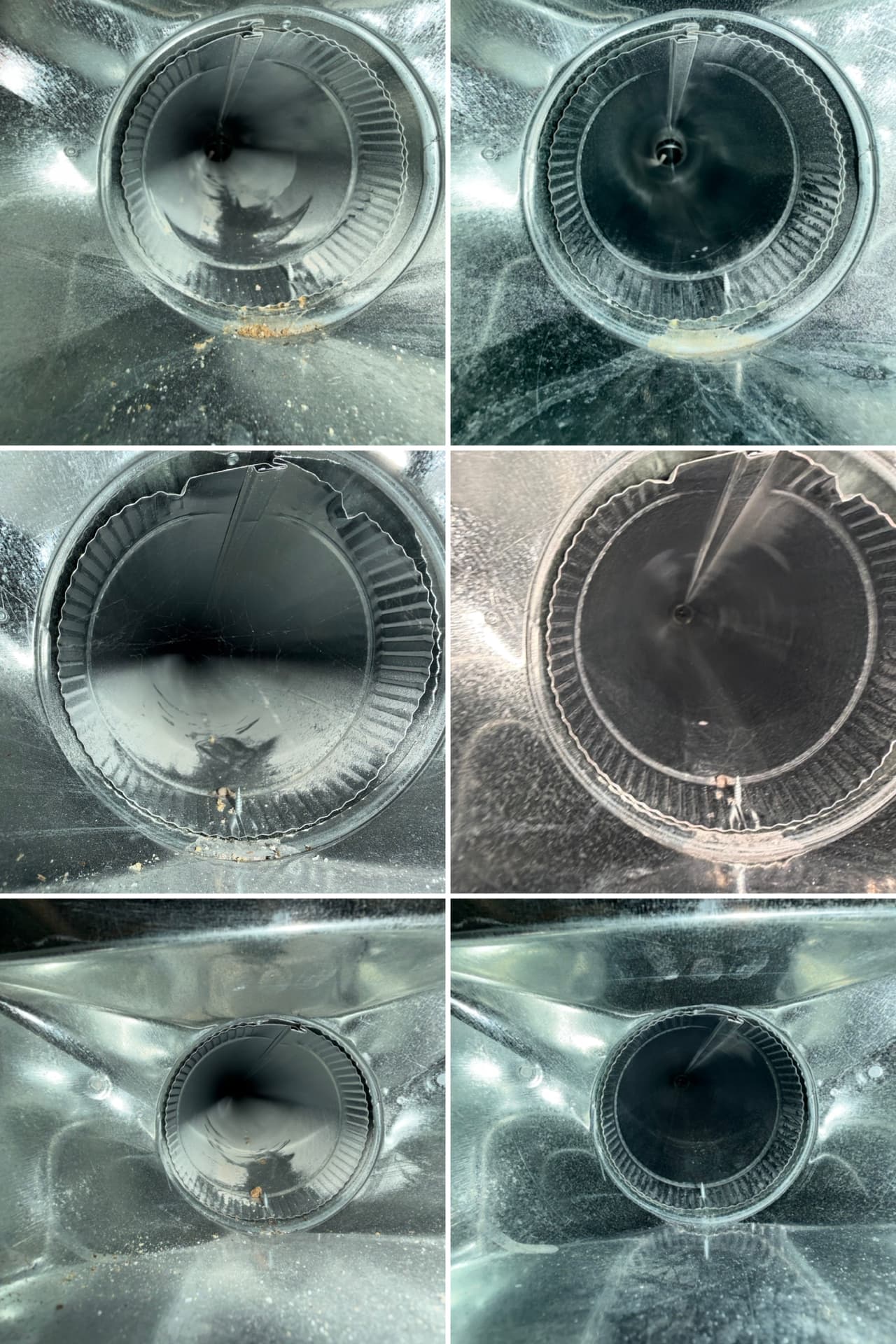 Supply Vent — before and after
