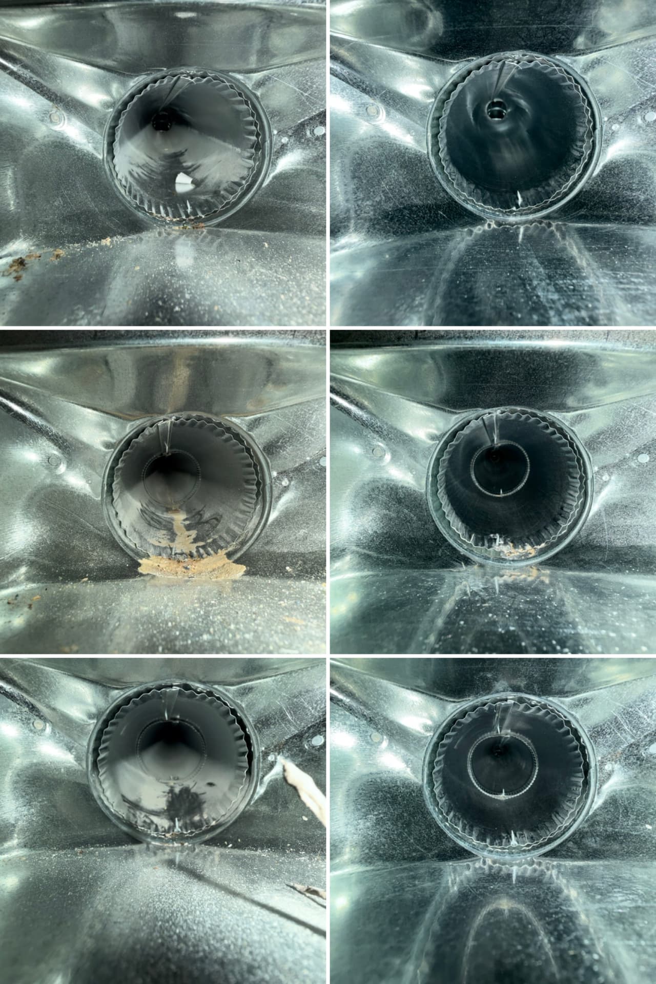 Supply Vent — before and after