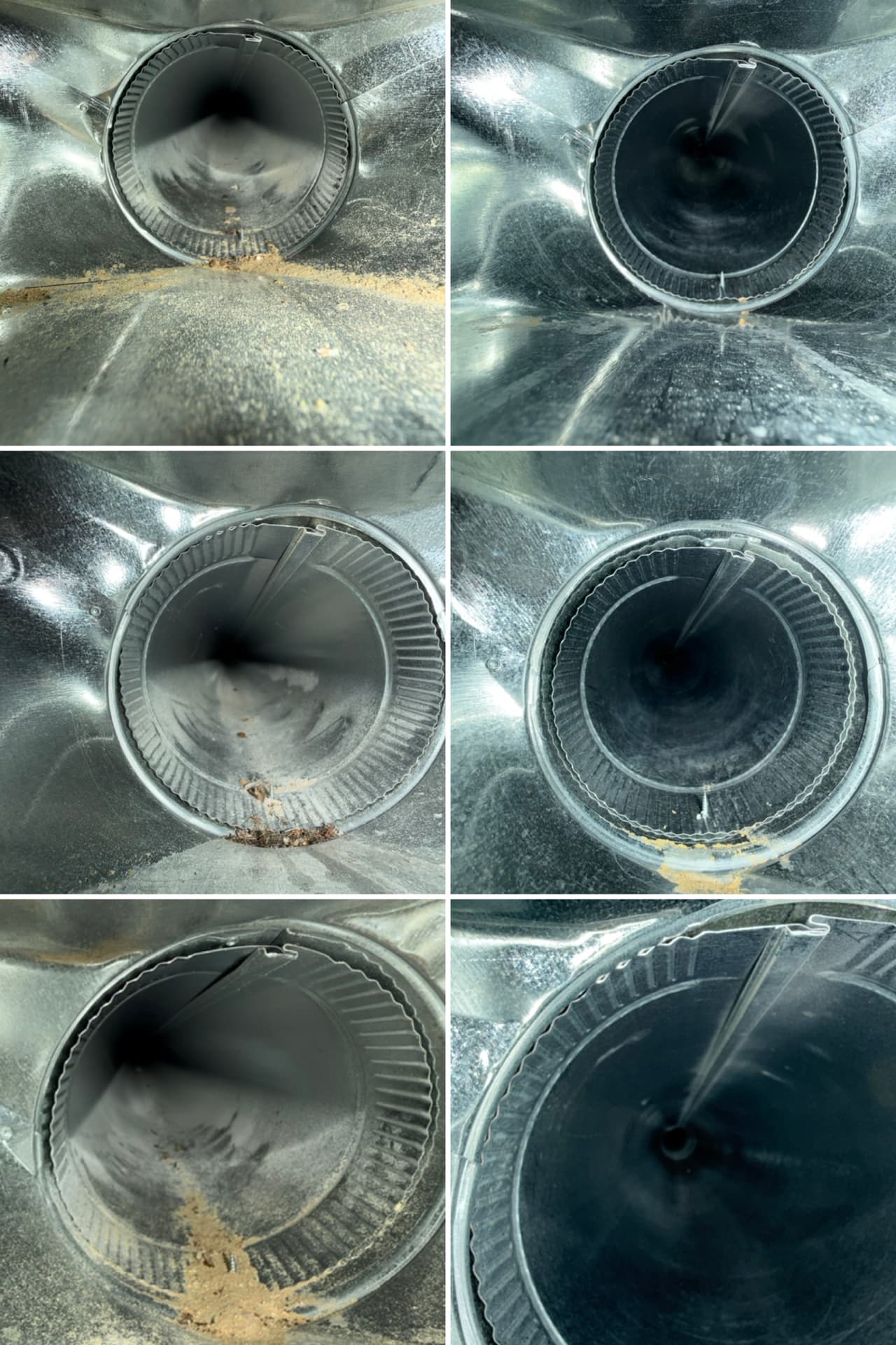Supply Vent — before and after