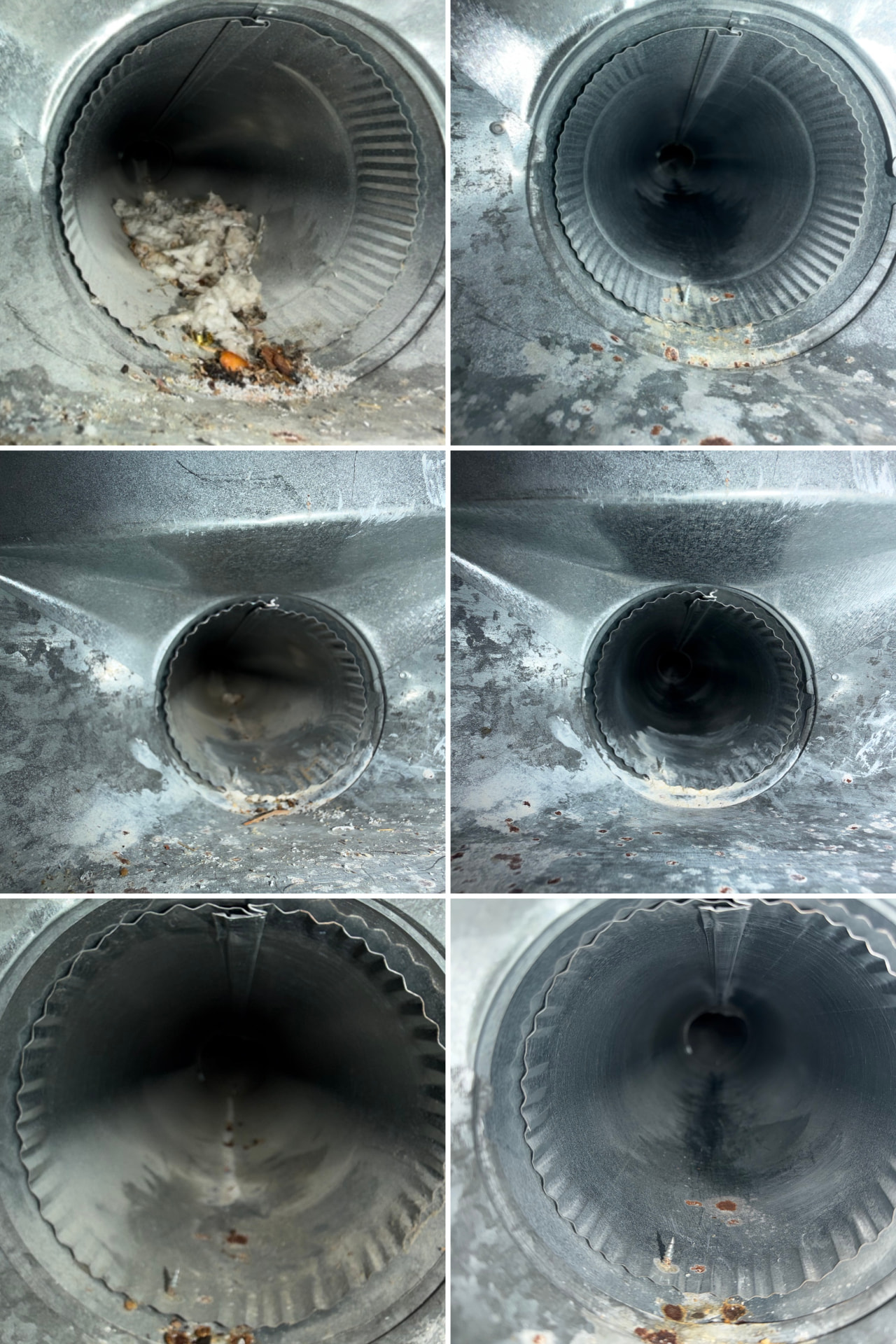 Supply Vent — before and after