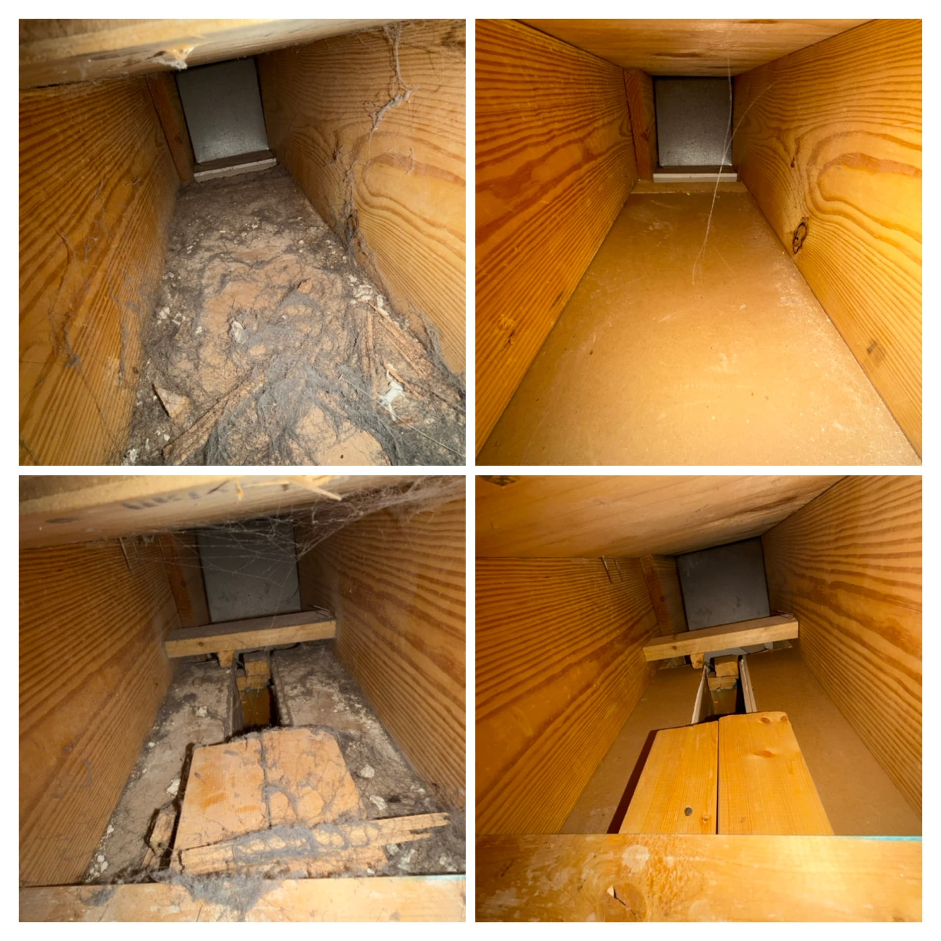 Floor Return — before and after